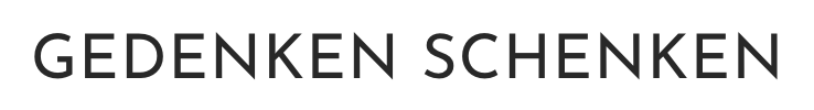 Logo Gedenken schenken